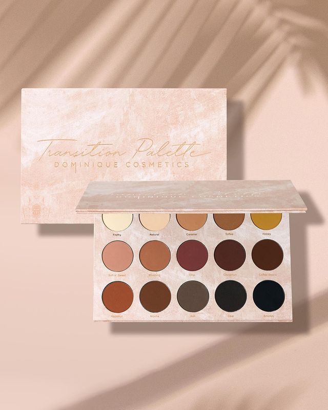 Палетка теней для век Transition от Dominique Cosmetics 