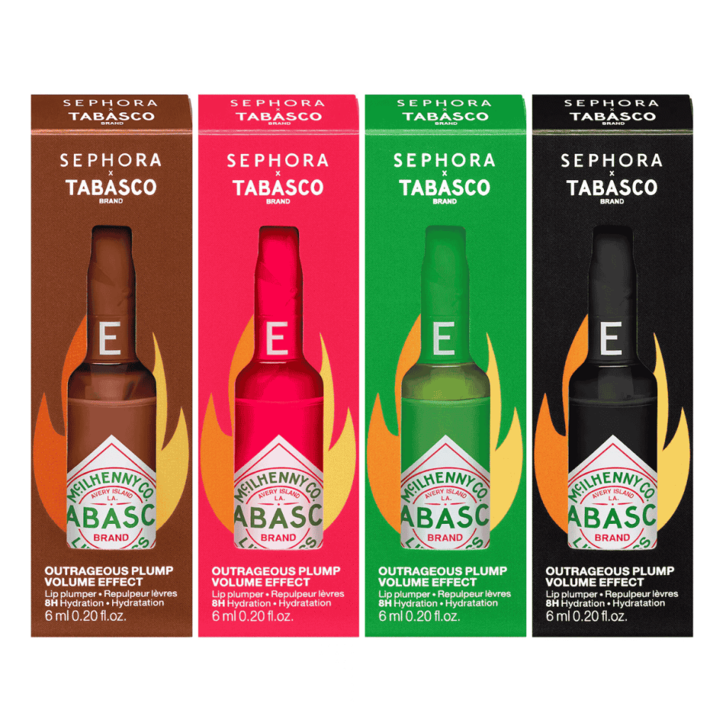 Коллекция блесков Sephora Collection Outrageous Plump Lip Gloss x Tabasco