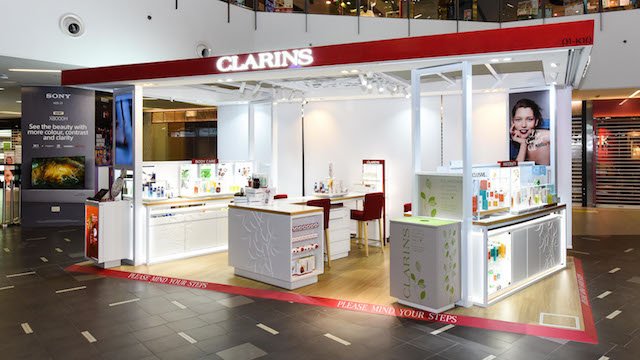 Clarins расширяется в Сингапуре, открывая первый магазин-корнер
