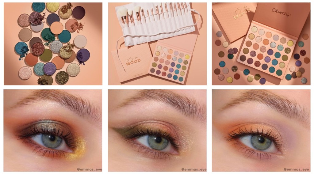 Палетка теней для век ColourPop It’s A Mood Mega 