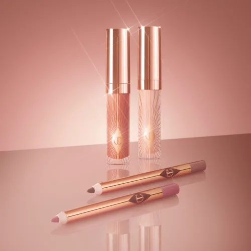 Дуэты для губ Charlotte Tilbury Glossy Lip Cheat and Collagen Lip Bath Duos