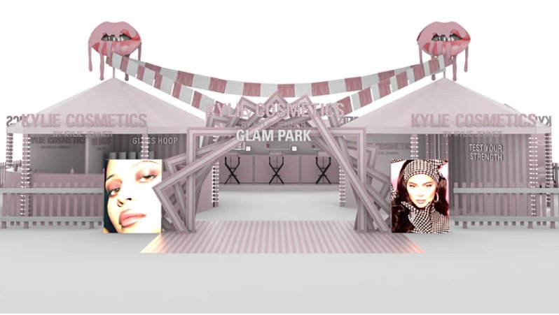 Kylie Cosmetics устанавливает Glam Park в лондонском Covent Garden 