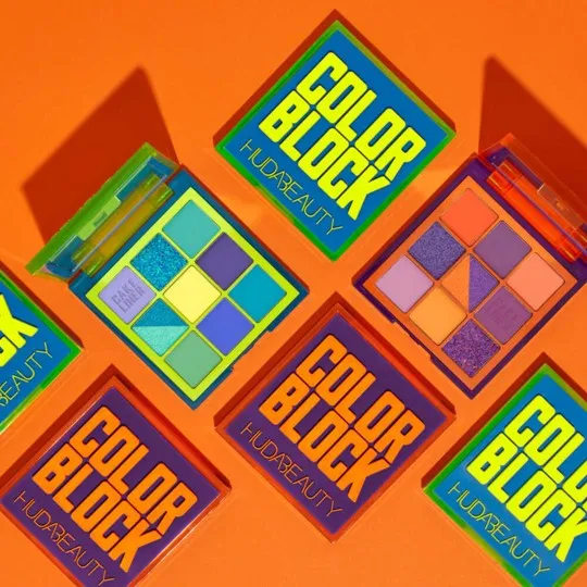 Палетки теней Huda Beauty Color Block Obsessions 