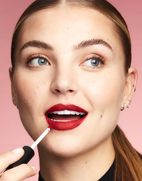 bareminerals red lipstick