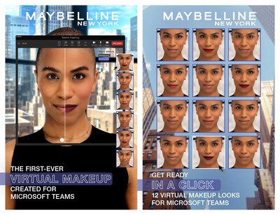 Maybelline запускает коллаборацию: виртуальный макияж и видеозвонки Microsoft