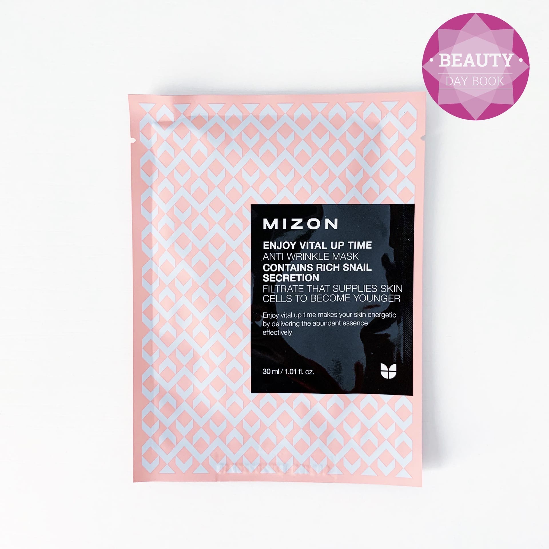 Маска тканевая для лица антивозрастная Enjoy Vital Up Time Mizon