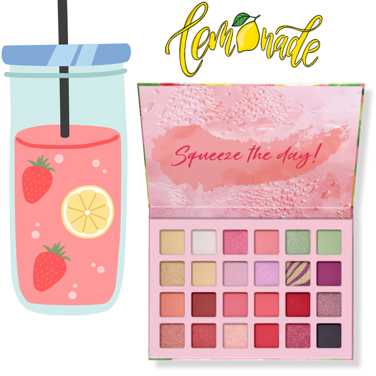 Палетка Essence Strawberry Lemonade Shake It Up! Eyeshadow & Eyeliner Palette for Spring 2024