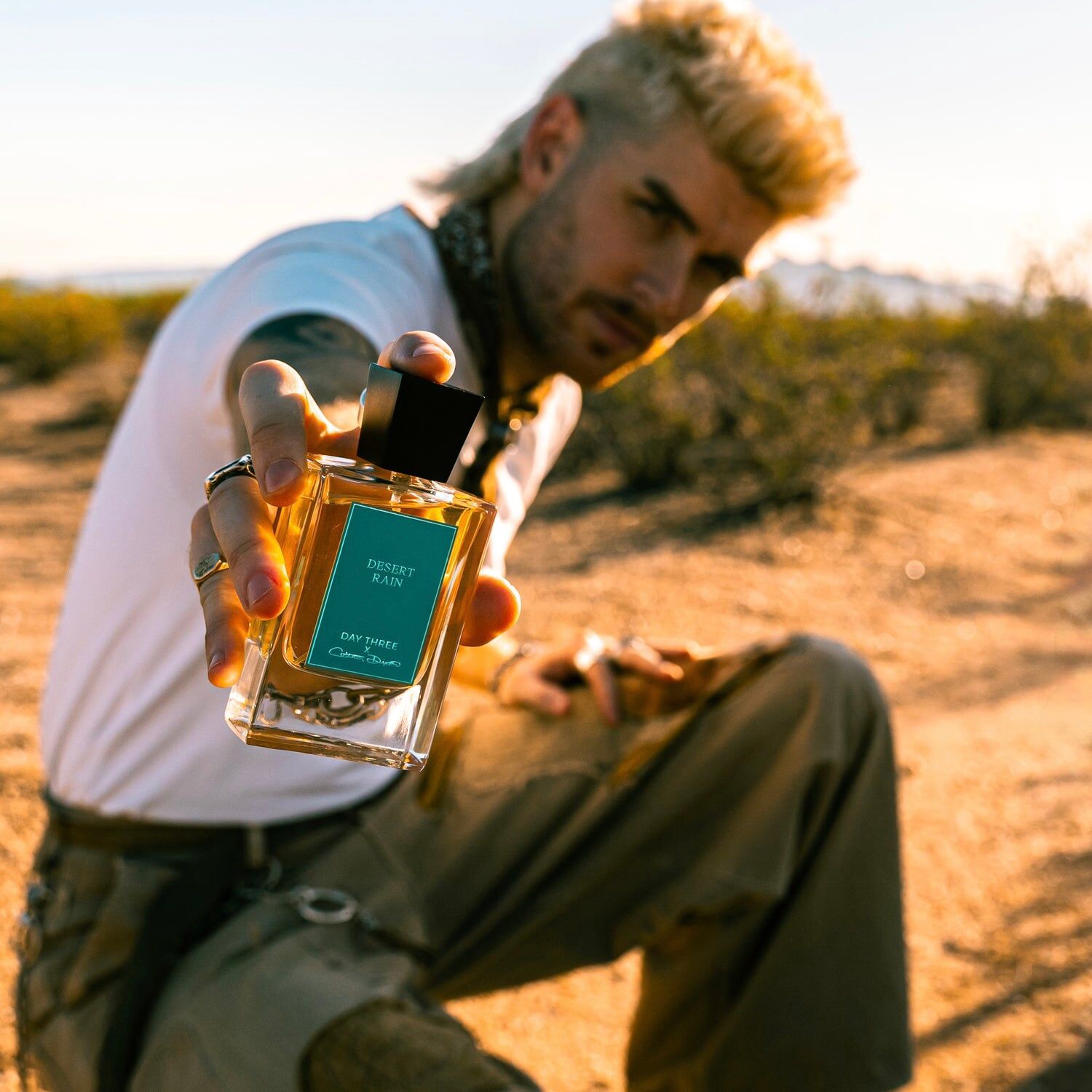 Новый аромат Day Three x Colton Dixon: Desert Rain