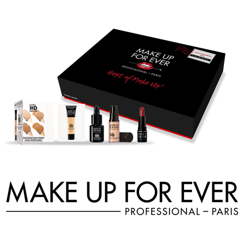 Коробочка с делюкс миниатюрами BEST OF MAKE UP BOX в подарок от MAKE UP FOR EVER