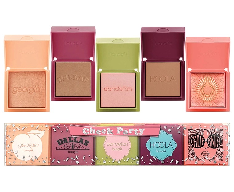 Праздничные Benefit Cheek Party Mini Blush & Bronzer Set 2020