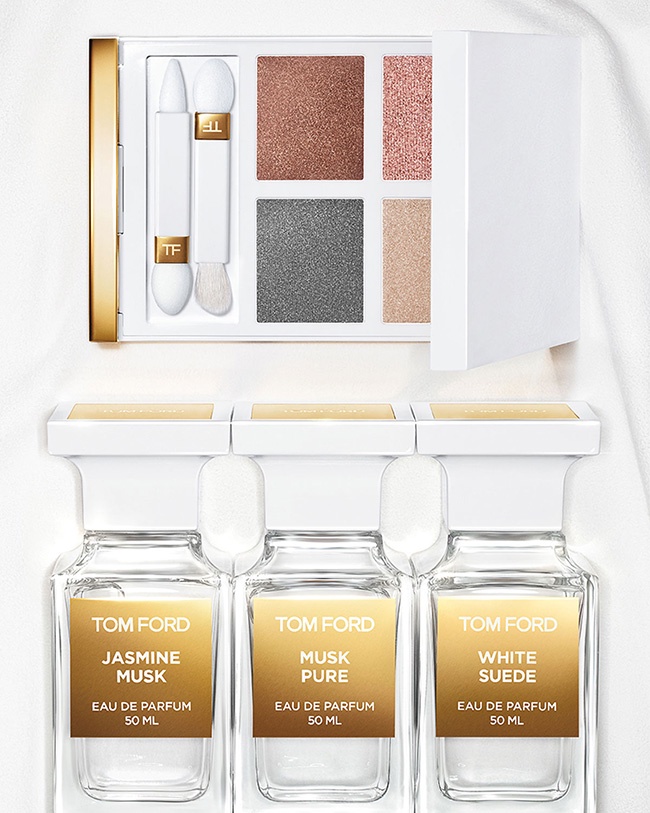 Весенняя коллекция теней для век Tom Ford White Suede Eye Quad 2019