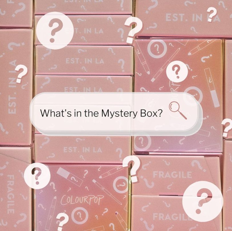 Боксы с сюрпризом New ColourPop Mystery Boxes