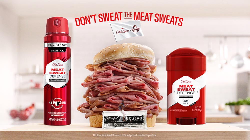 Old Spice объявил о сотрудничестве с брендом ресторанов сэндвичей Arby's 