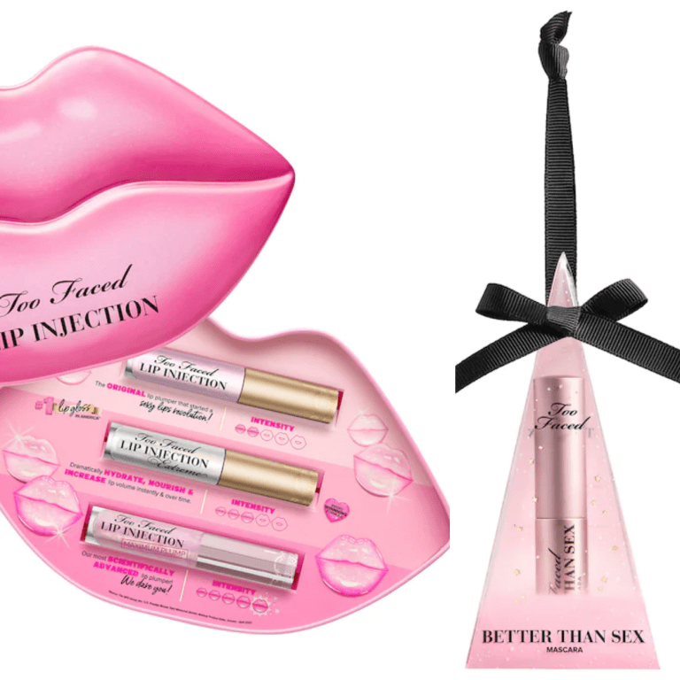 Трио блесков Too Faced Holiday Lip Injection и мини-тушь Better Than Sex 