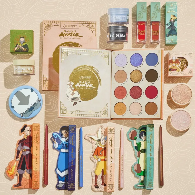 Коллекция ColourPop X Avatar: The Last Airbender 