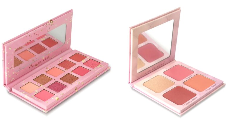 Палетка теней Violet Voss Rose Party Mini Eyeshadow Palette and Bubbly Blush Bellini 