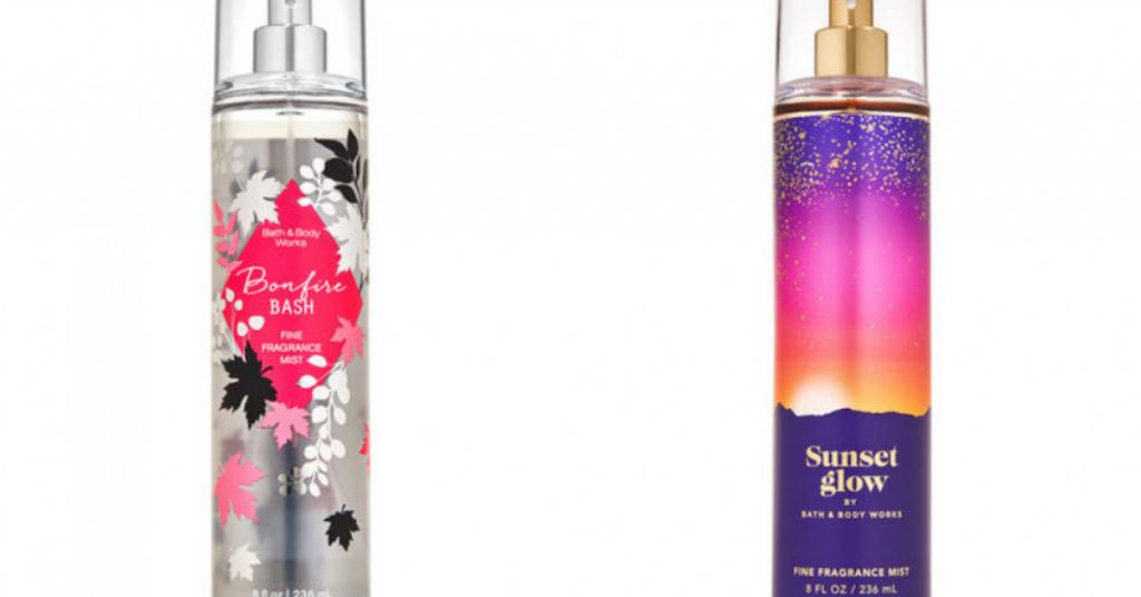 Новые спреи от Bath & Body Works Bonfire Bash и Sunset Glow