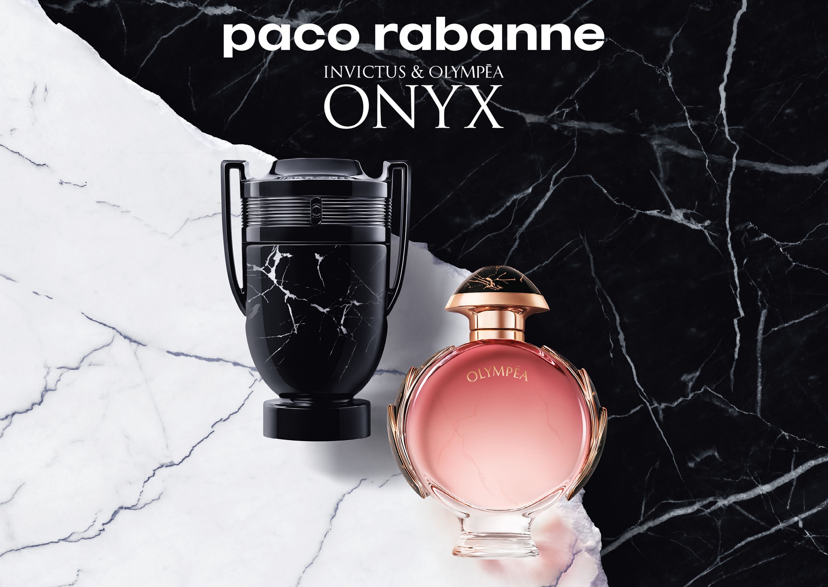 Новые ароматы Paco Rabanne Invictus & Olympéa Onyx