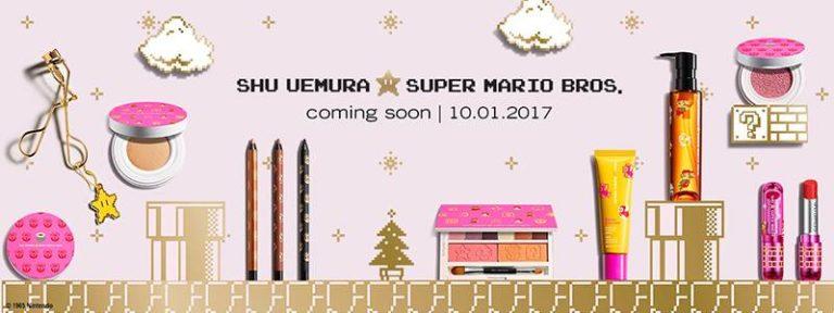Рождественская коллекция макияжа Shu Uemura Super Mario Bros 2017